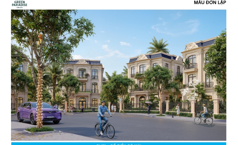 Mẫu nhà Vinhomes Green Paradise (Vịnh Tiên)