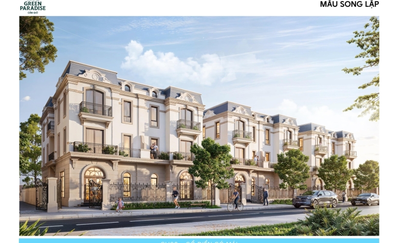 Mẫu nhà Vinhomes Green Paradise (Vịnh Tiên)
