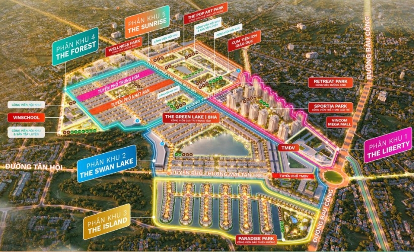Tổng quan Vinhomes Green City Hậu Nghĩa Đức Hoà