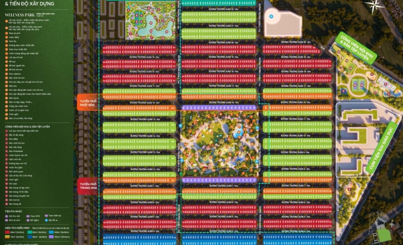 Mặt bằng Dự án Vinhomes  Green City