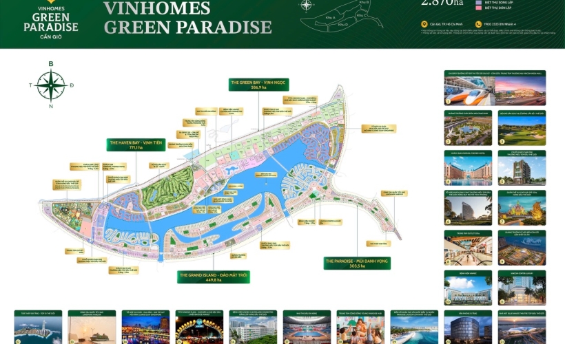 Vị trí Dự án Green Paradise (Cần Giờ)