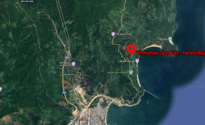 Vị trí Vinhomes Hải Vân Bay