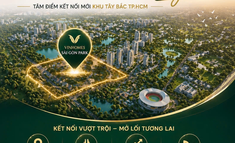 Vị trí Vinhomes Saigon Park (hay Vinhomes Hóc Môn)