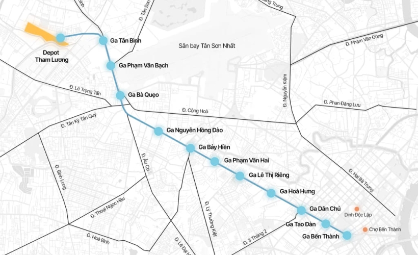 Vị trí Vinhomes Saigon Park (hay Vinhomes Hóc Môn)
